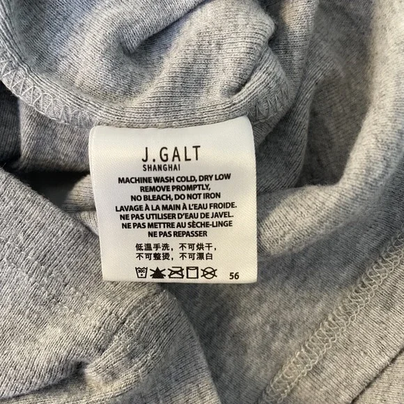 John Galt Graphic Top Bundle One Size Gray Cotton Basic Minimalist Y2K 84 Peachy - Picture 10 of 10